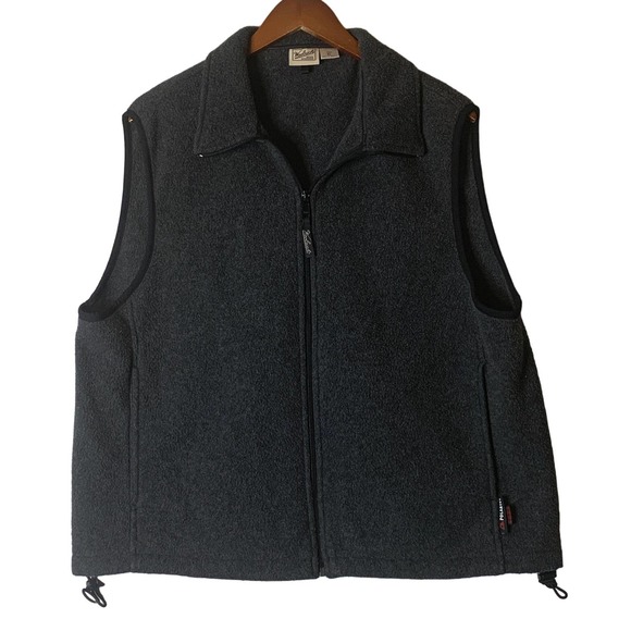 Woolrich Other - WOOLRICH Gray Fleece Zip Up Vest